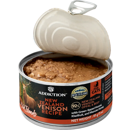 Wild Islands New Zealand Venison Recipe Premium Grain-free Canned Cat Food 85g