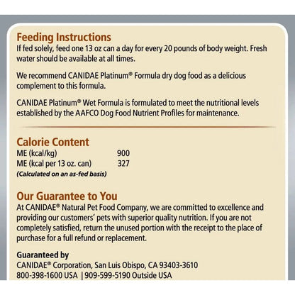 Canidae Canned Dog Food All Life Less Active Formula 13 oz.